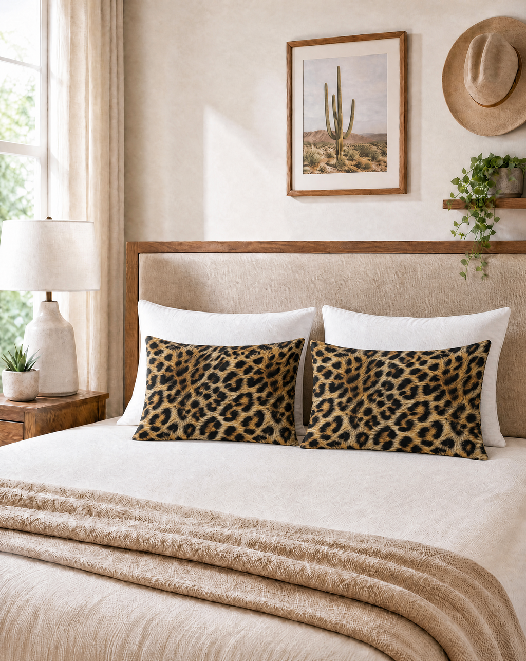 Baha Ranch Leopard Pillow Case Made in America