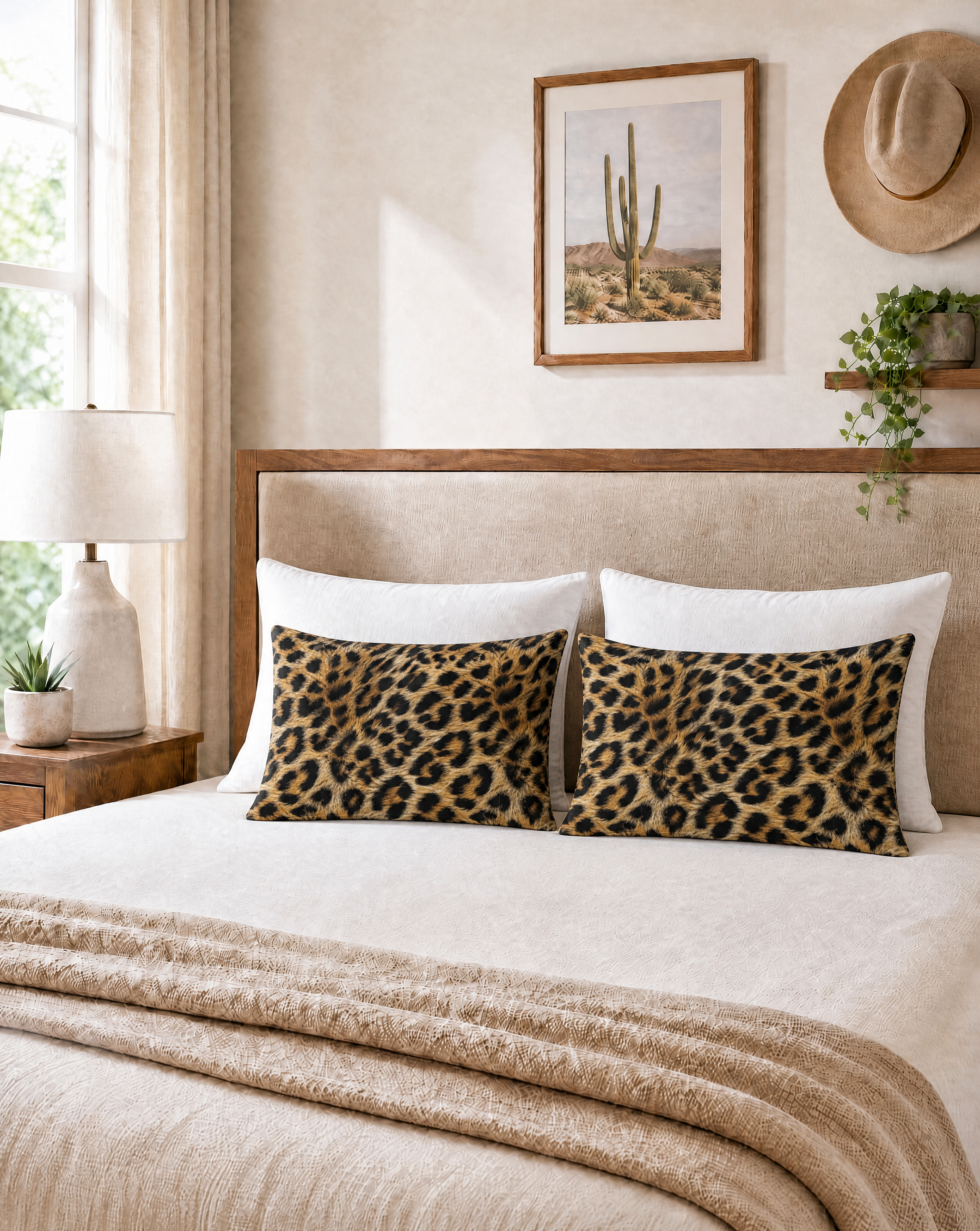 Baha Ranch Leopard Pillow Case Made in America