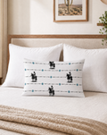Baha Ranch Saddle Up Pillow Case White Made in America