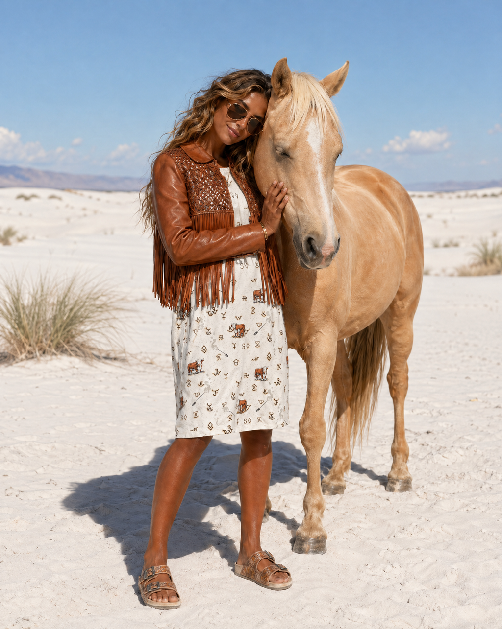 Baha Ranch Hereford Brands Western T Shirt Dress or Sleep Shirt