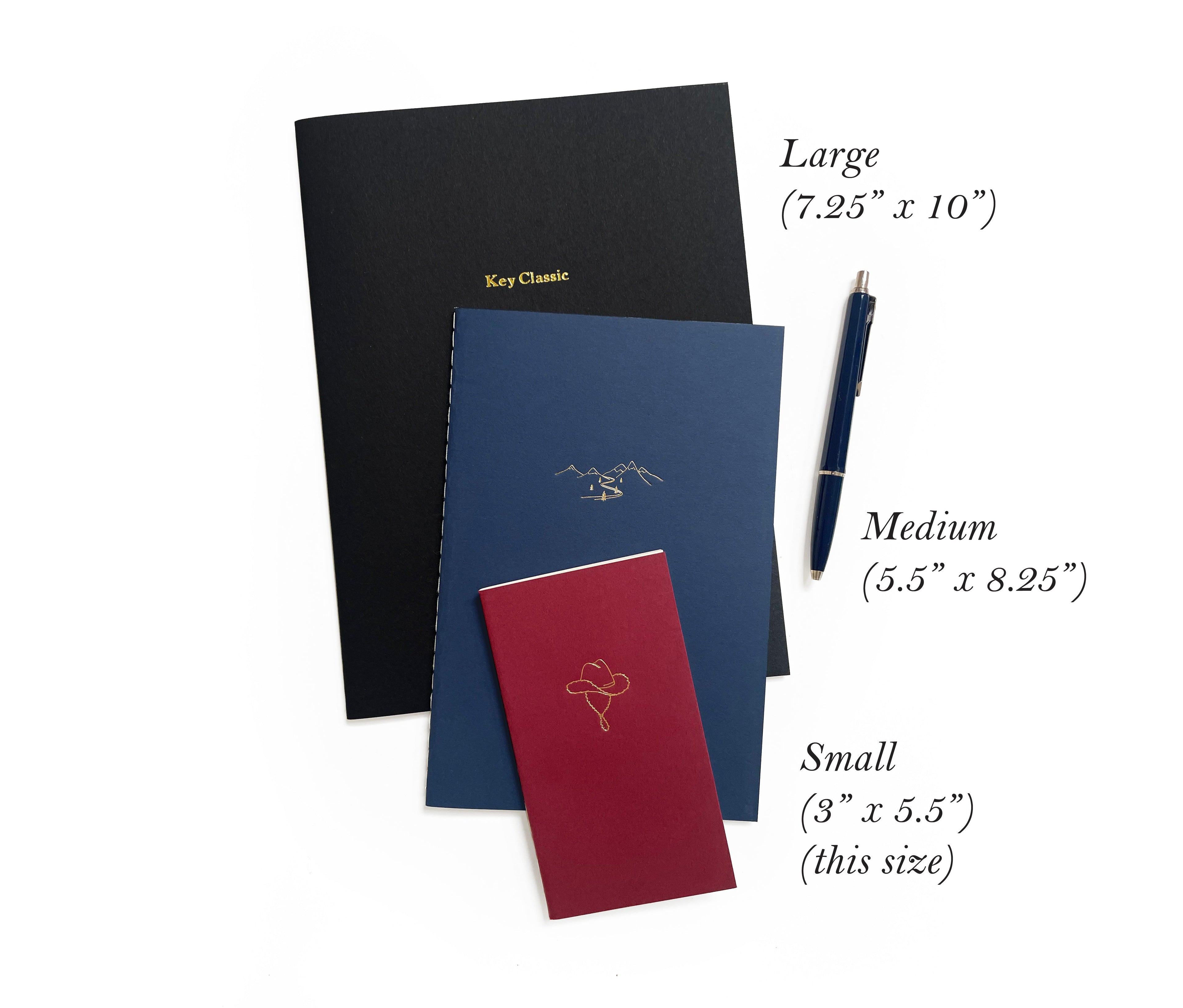 Cowboy Boot Mini Saddle Stitch Notebook
