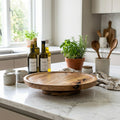 House of Avana Mango Wood Lazy Susan Turntable