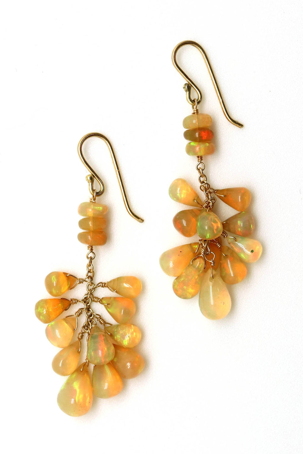 Earrings - Opal