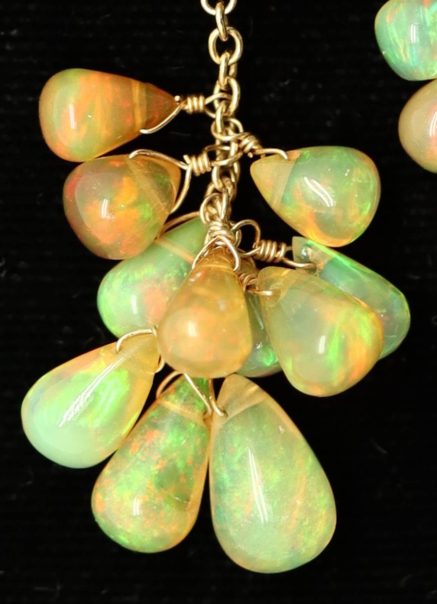Earrings - Opal