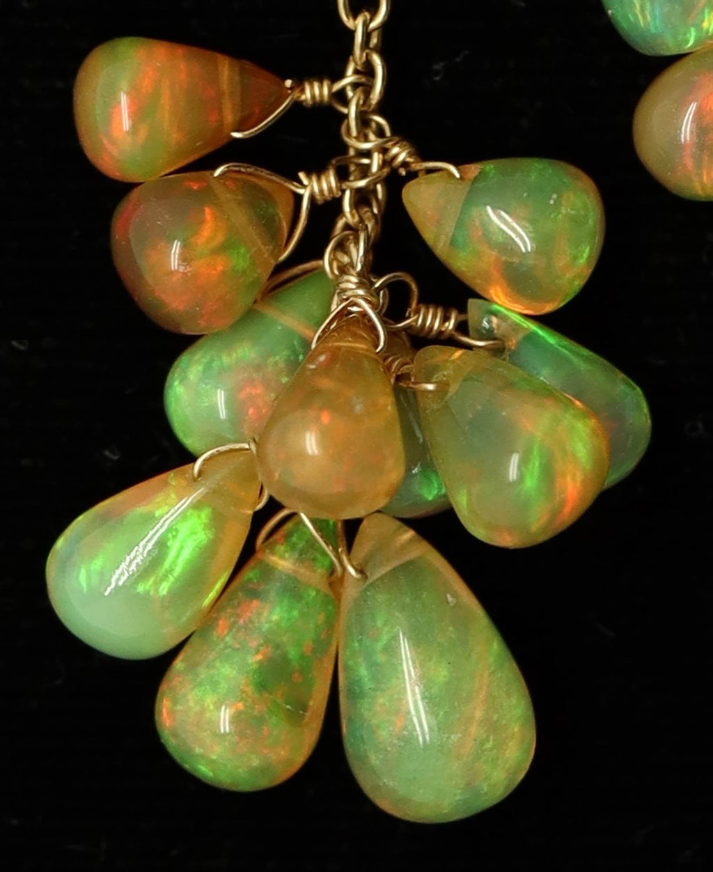 Earrings - Opal