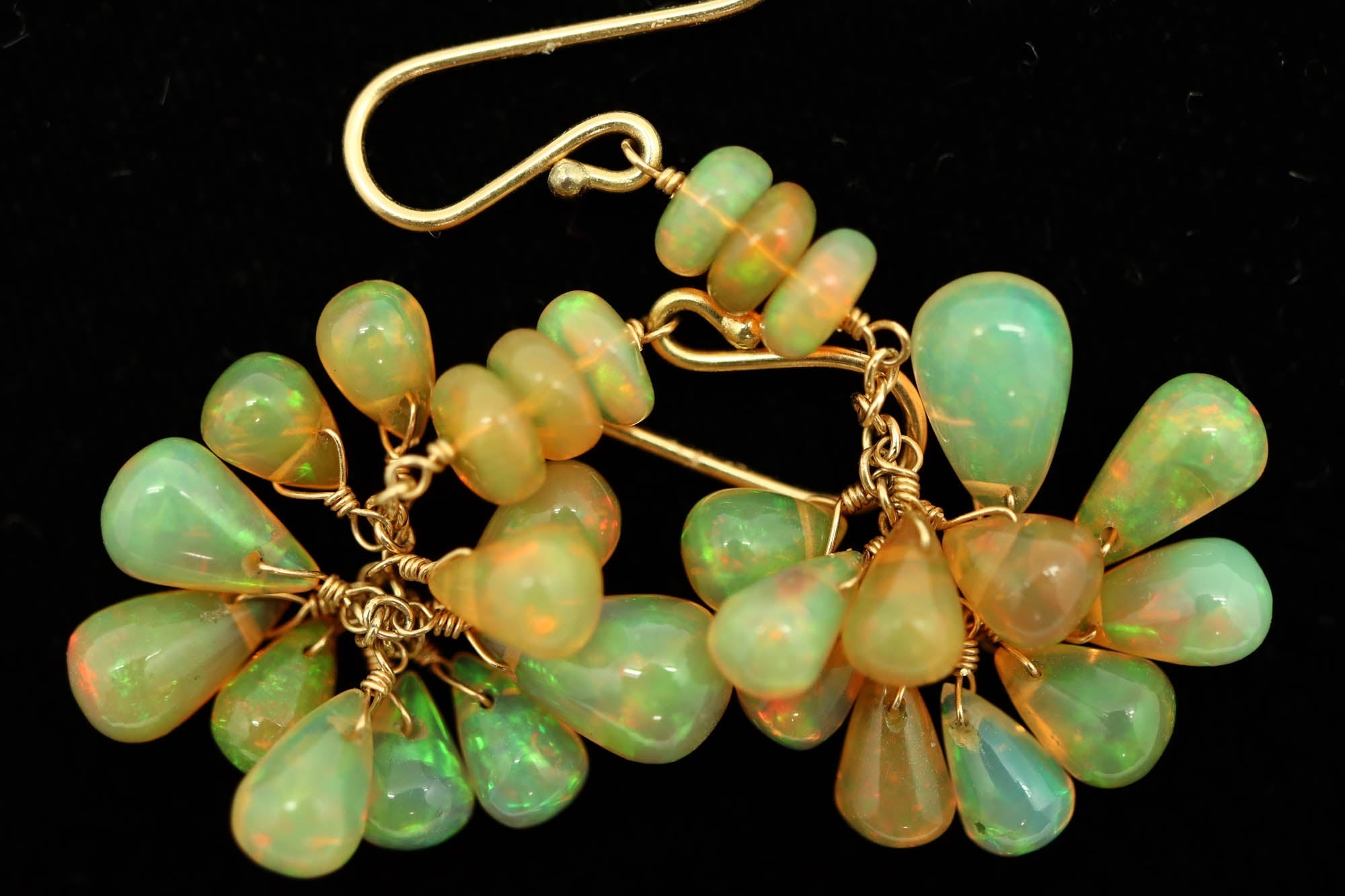 Earrings - Opal