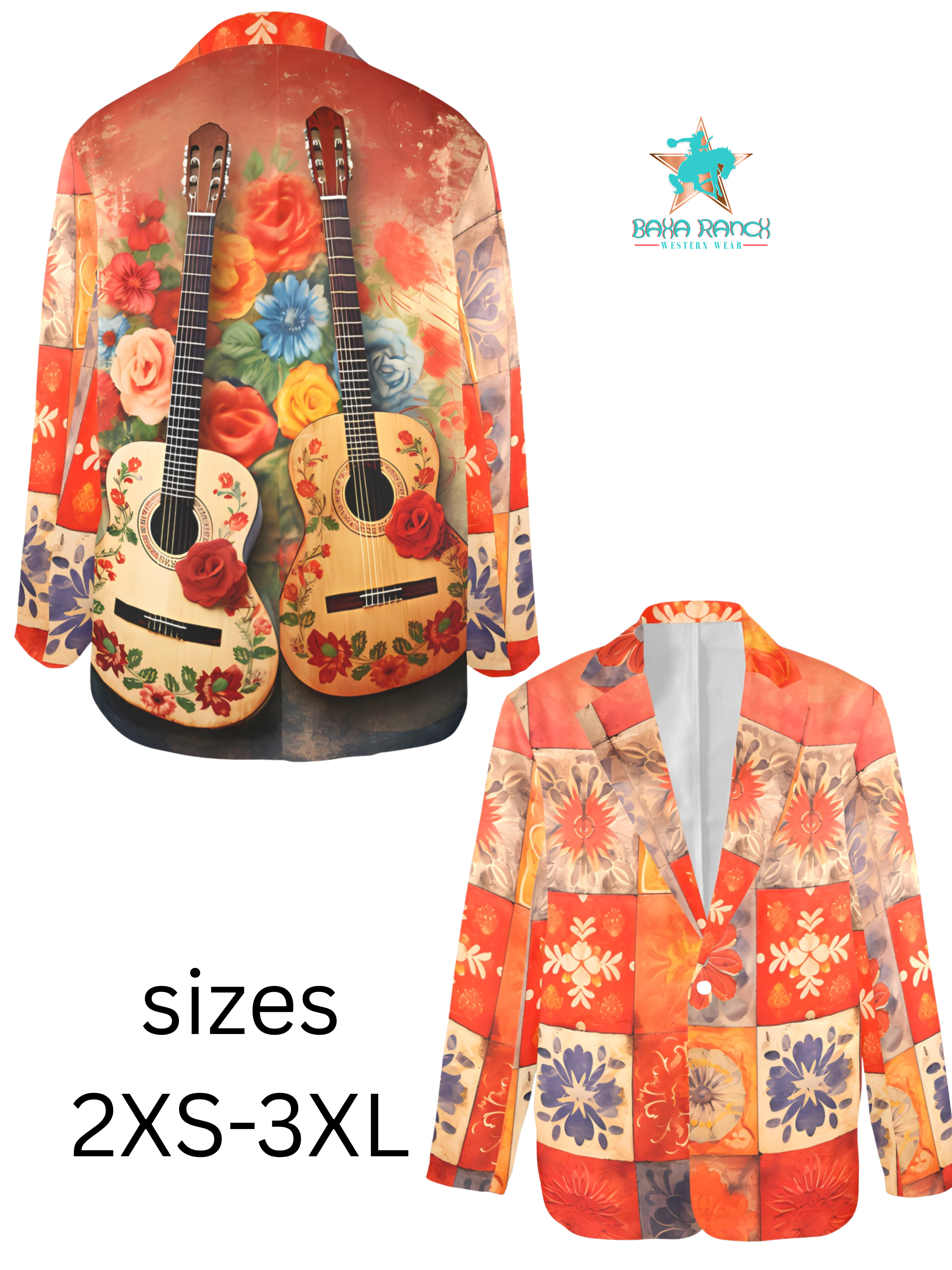 Baha Ranch Colores de Mexico Musica Blazer