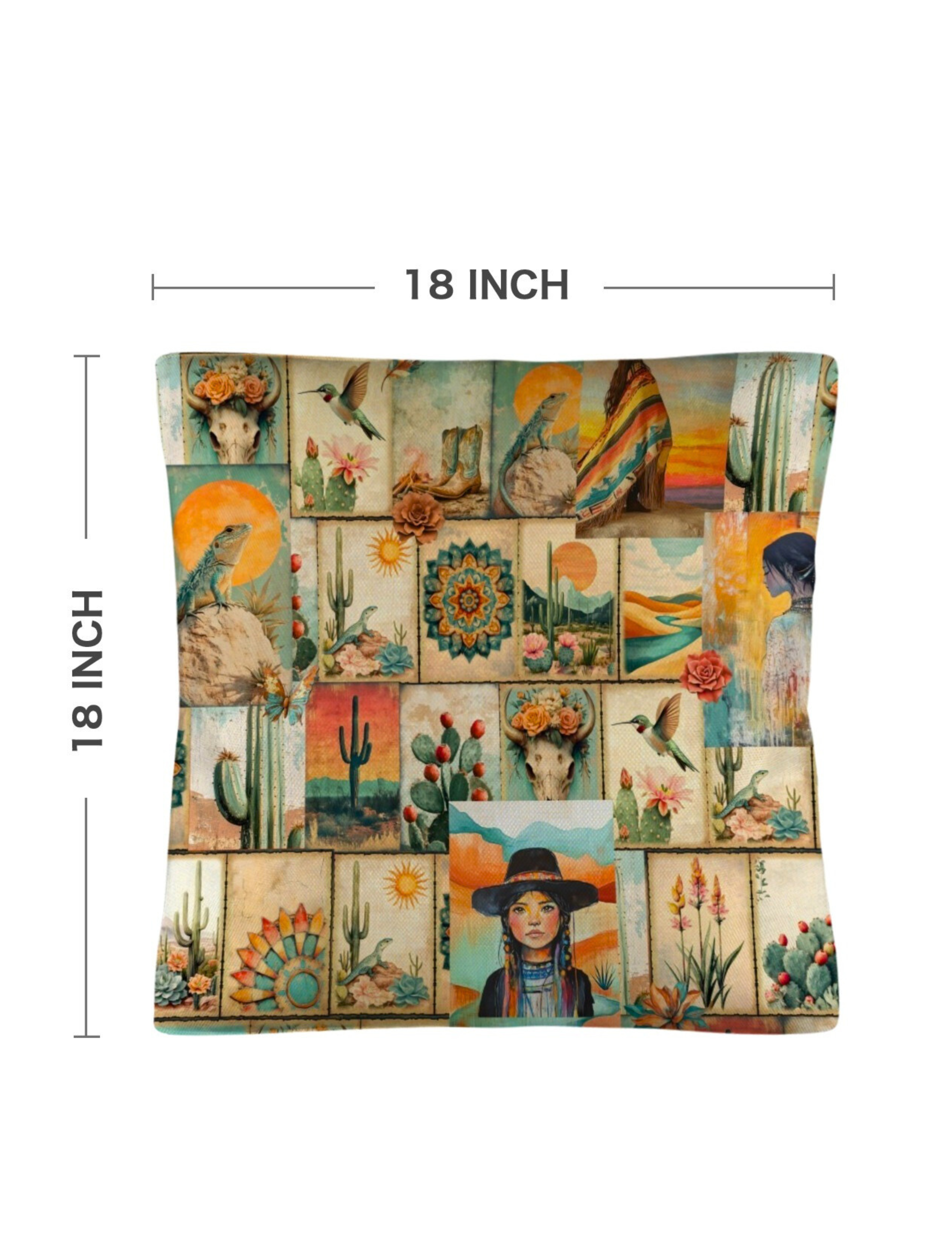Baha Ranch Colores de Mexico Pictures of the Southwest Pillow Case Made in USA
