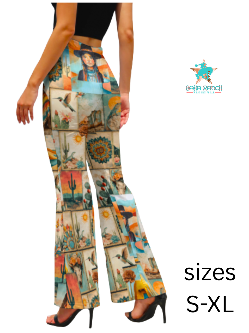 Baha Ranch Colores de Mexico Flare Pants Pictures of the Southwest