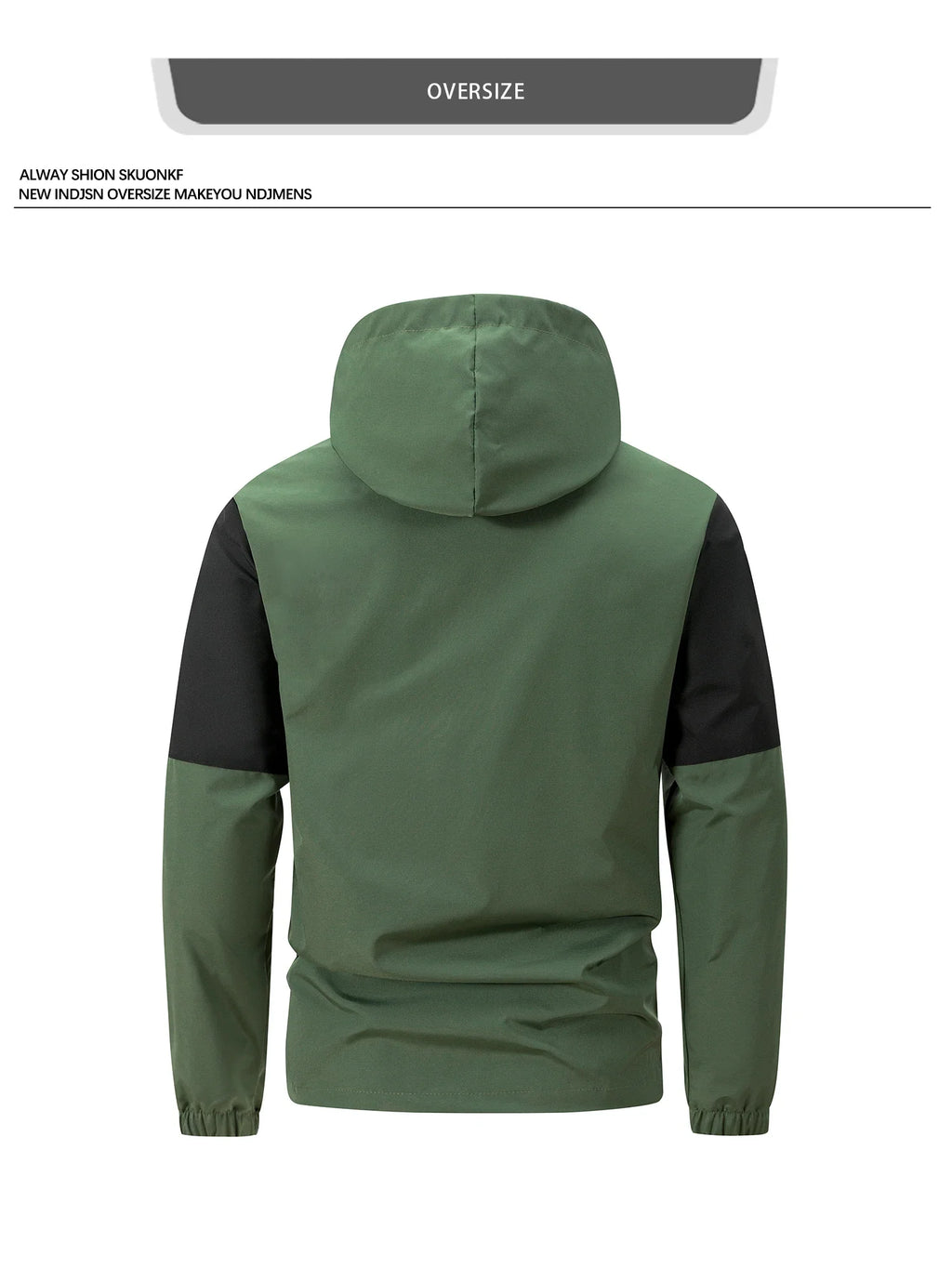 Men Windproof Jacket – Hooded Sportswear for Outdoor Autumn & Winter