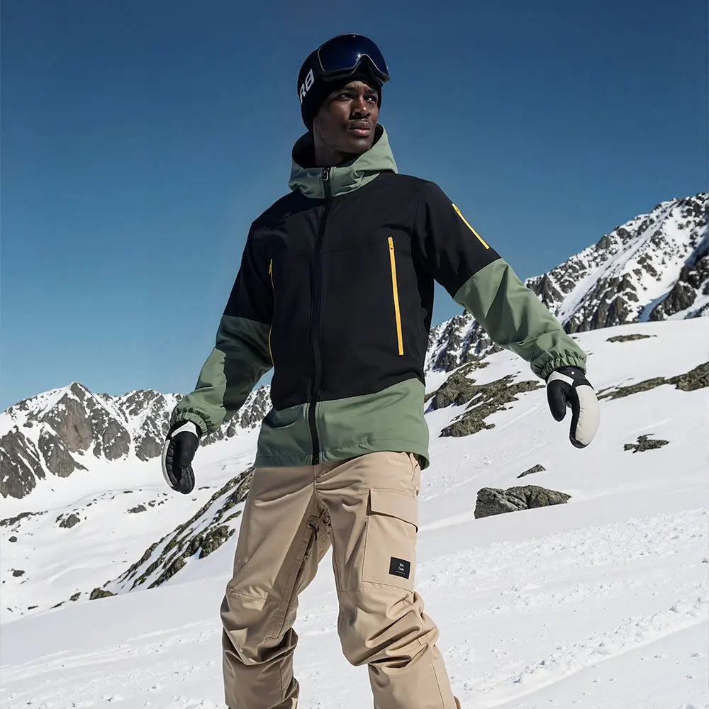 Men Windproof Jacket – Hooded Sportswear for Outdoor Autumn & Winter