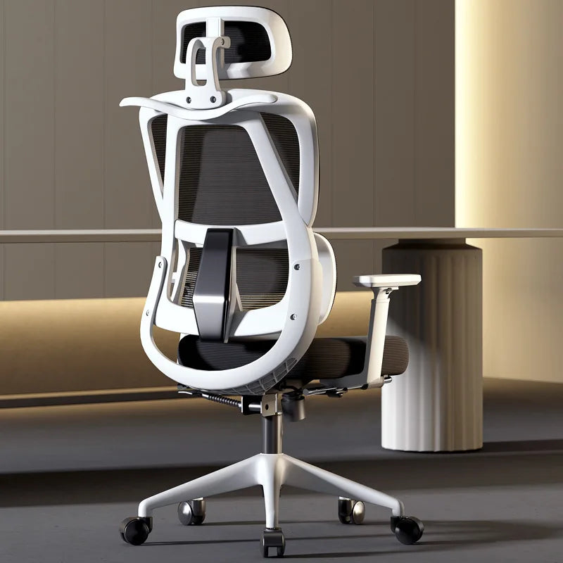 Ergonomic Office Chair Adjustable Relax Gaming Chair Computer Study Long Sitting Wheels Furgle Fauteuil Rose Office Furniture