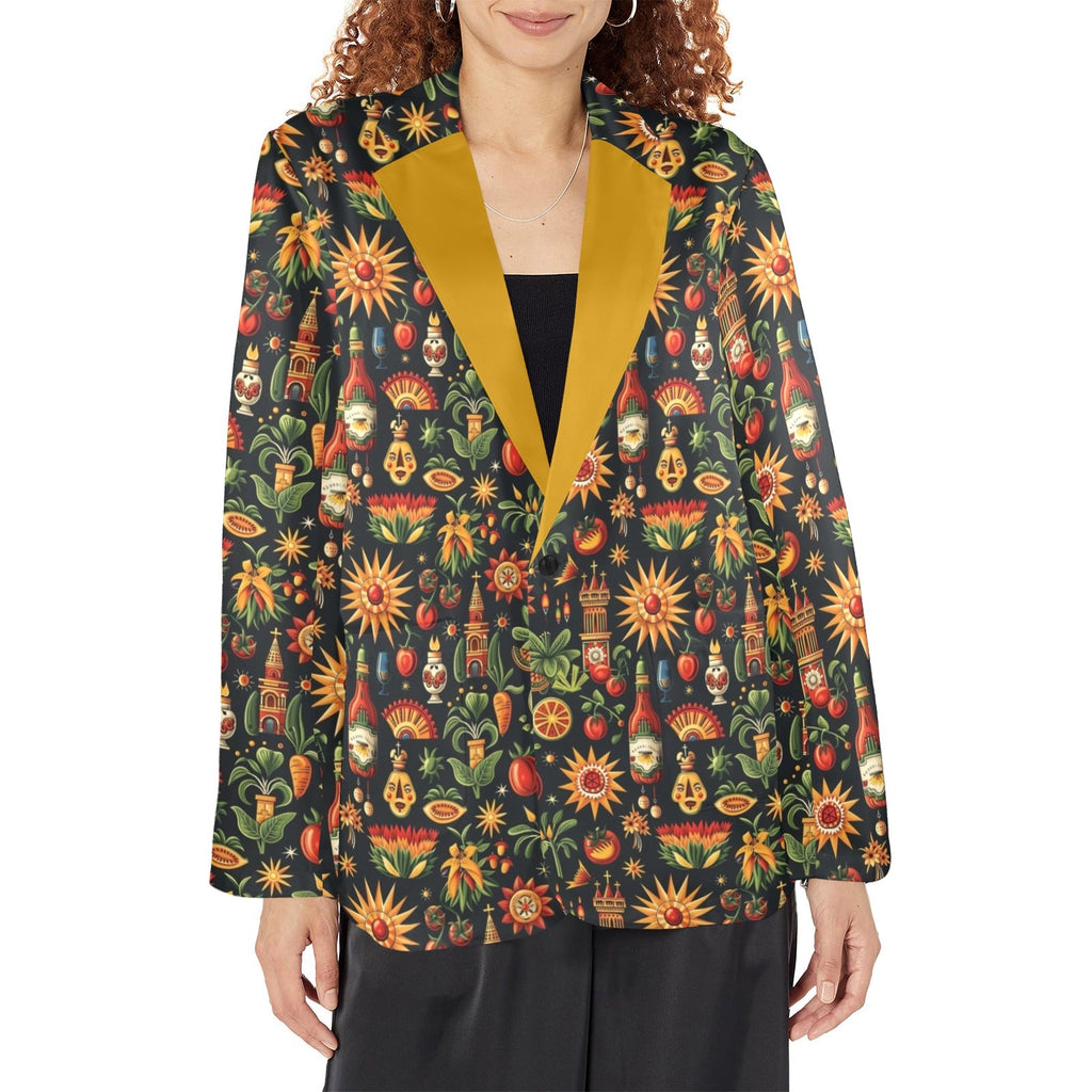 Baha Ranch Colores De Mexico - Mexico Culture Blazer