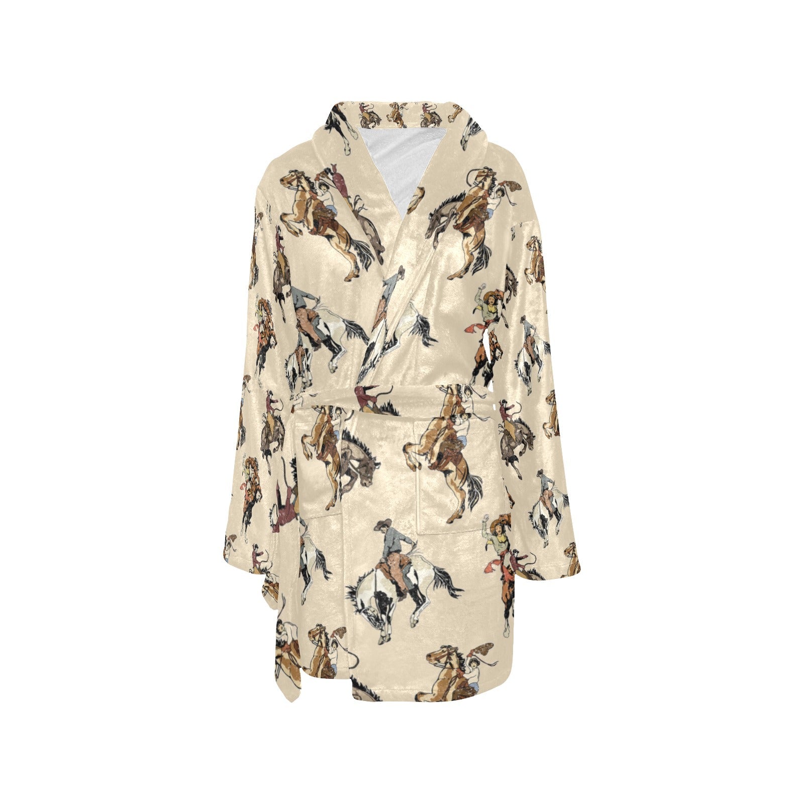 Baha Ranch Vintage Cowgirl Women's Bath Robe