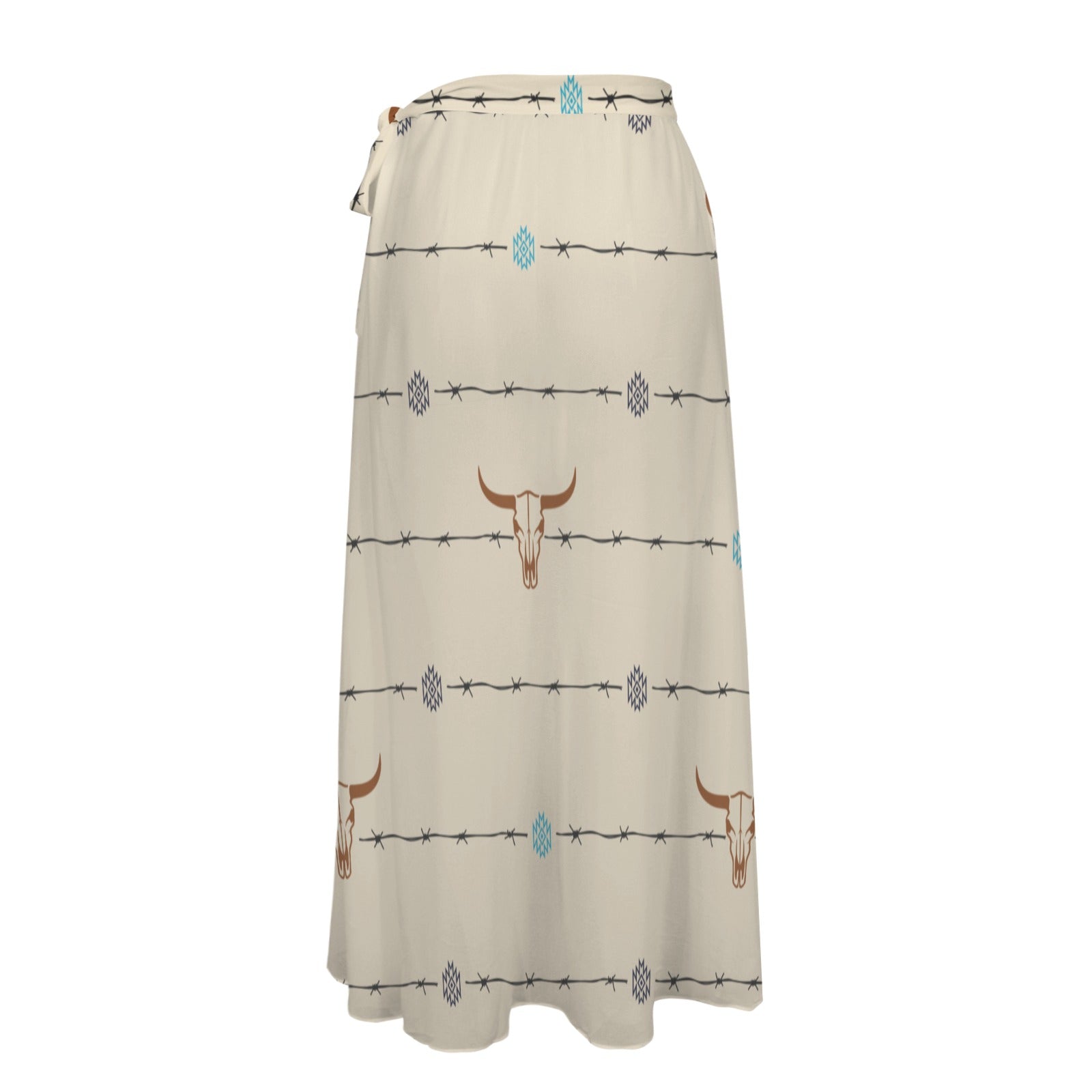 Baha Ranch Barbed Wire Swim Beach Skirt Coverup