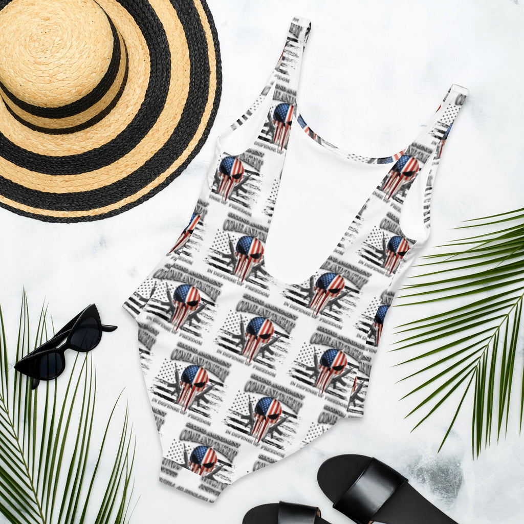 Baha Ranch Yeehaw Come & Take It One-Piece Swimsuit