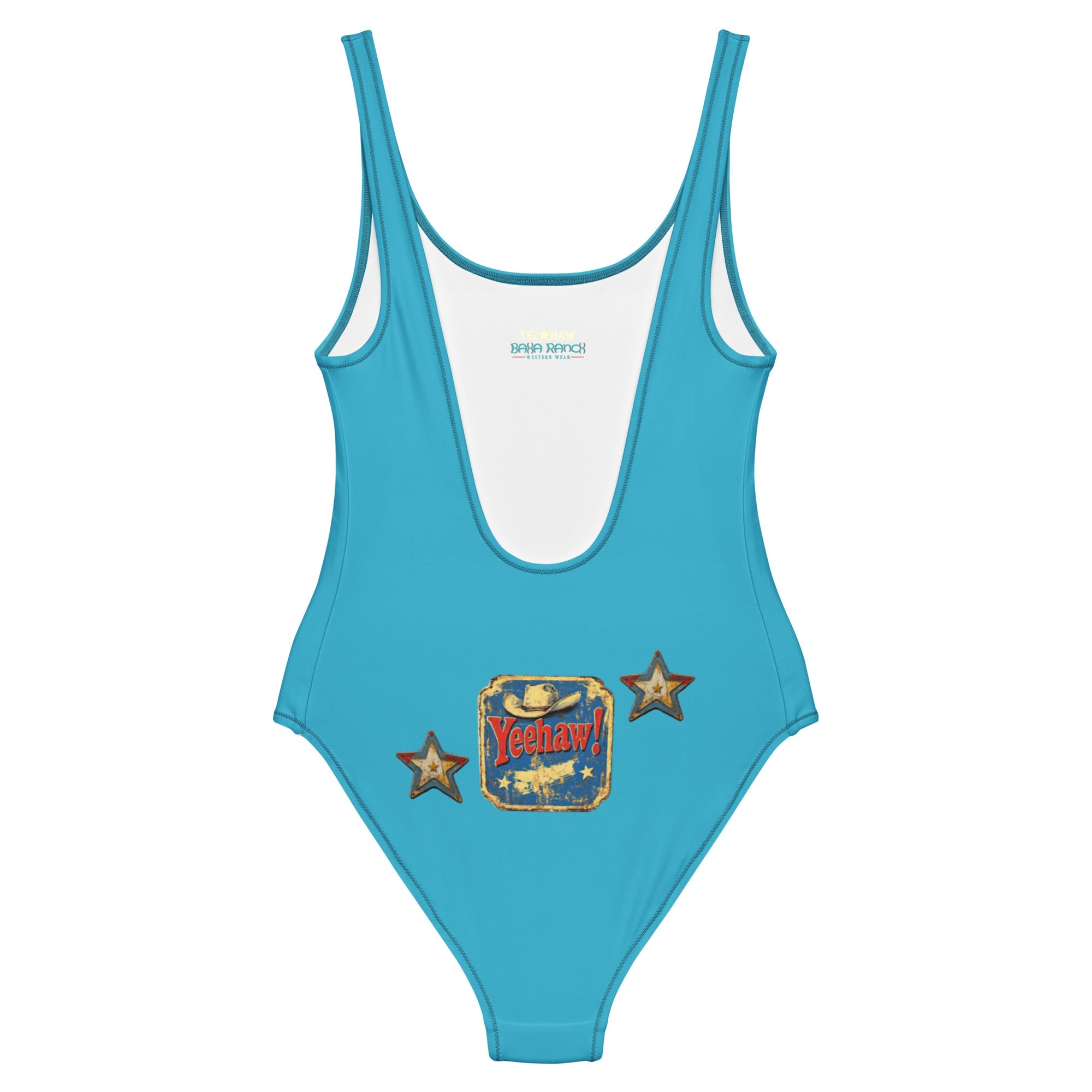 Baha Ranch Yeehaw Vintage Cowgirl One-Piece Swimsuit