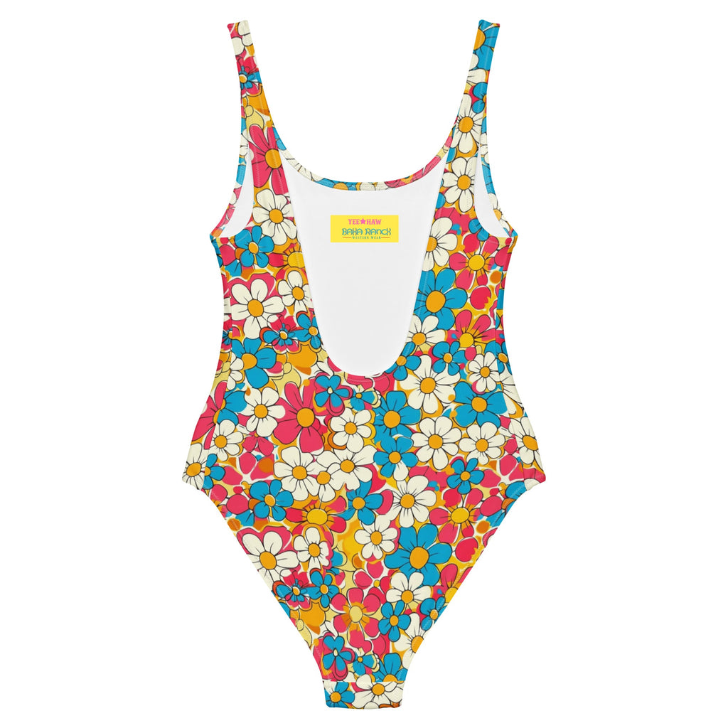 Baha Ranch Yeehaw Flower Child One-Piece Swimsuit