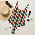Baha Ranch Yeehaw Cocoa Aztec One-Piece Swimsuit