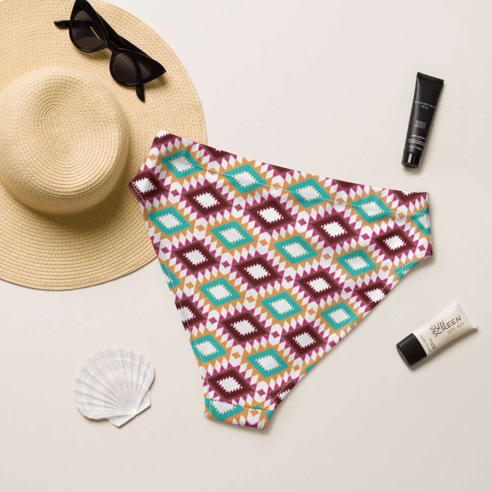 Baha Ranch Yeehaw Aztec Print Bikini Bottom