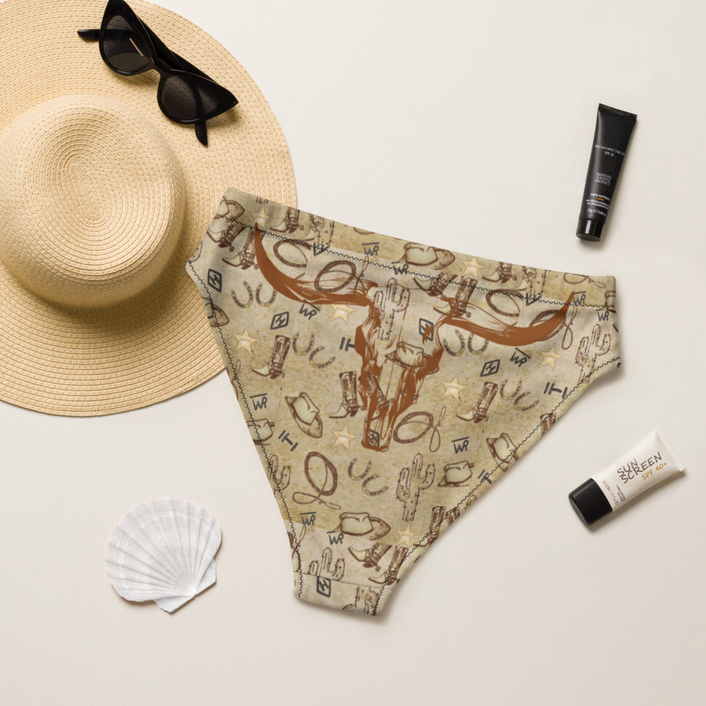 Baha Ranch Yeehaw Vintage Western Bikini Bottom