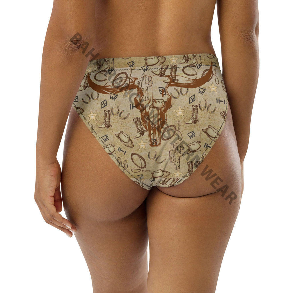 Baha Ranch Yeehaw Vintage Western Bikini Bottom