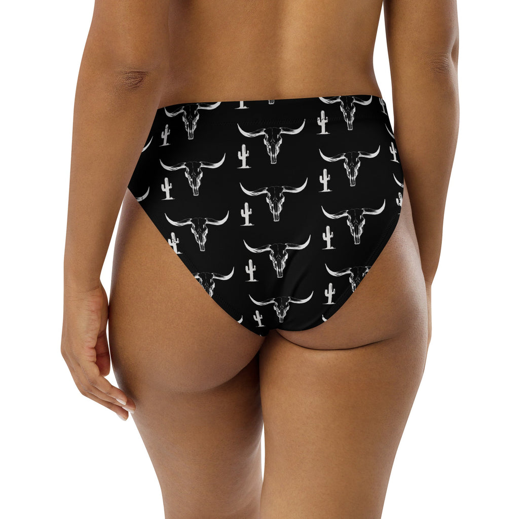 Baha Ranch Yeehaw White Bullhead Cactus Bikini Bottom
