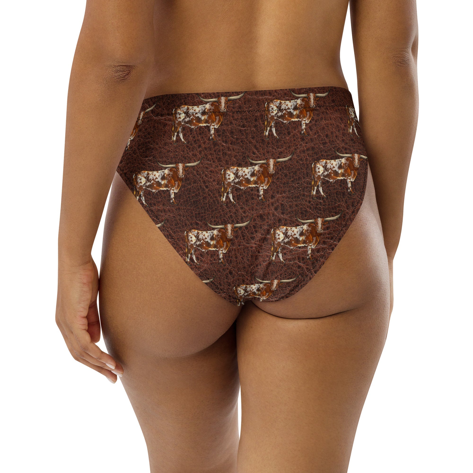 Baha Ranch Yeehaw Leather & Longhorns Bikini Bottom