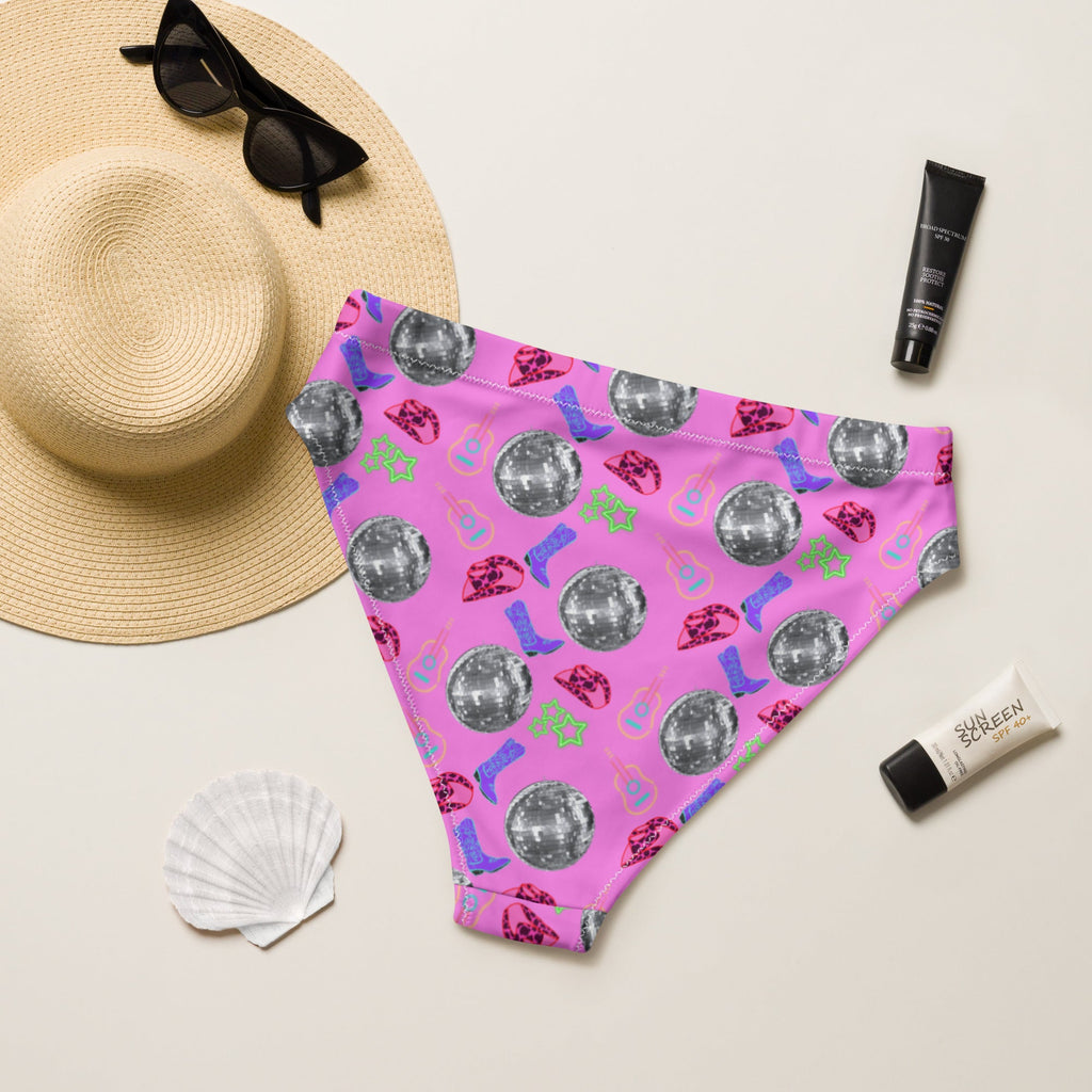Baha Ranch Yeehaw Disco Cowgirl Bikini Bottom