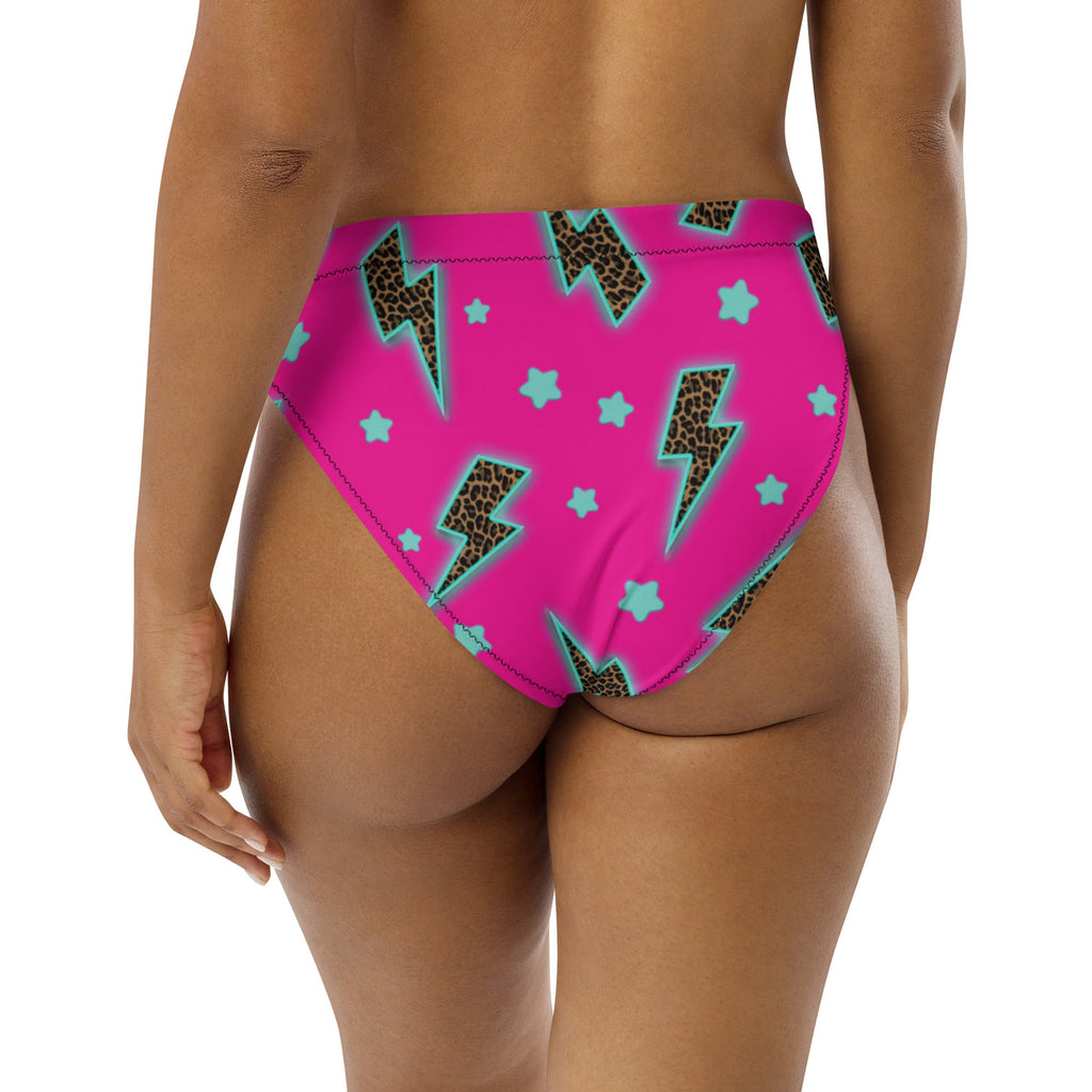 Baha Ranch Yeehaw Leopard Lightning Bikini Bottom