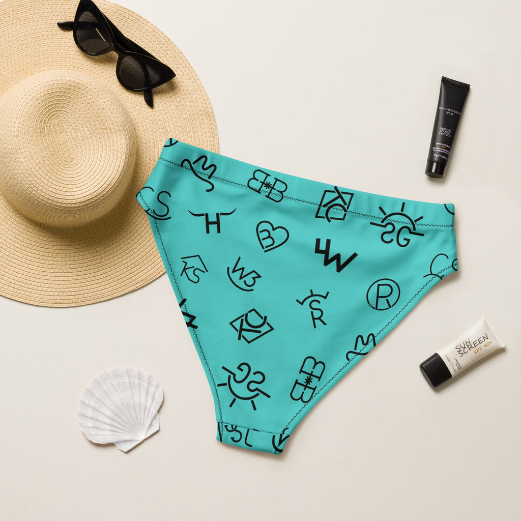 Baha Ranch Yeehaw Turquoise Brands Bikini Bottom