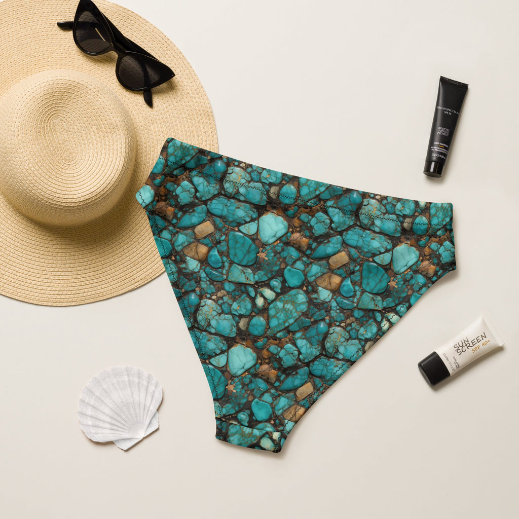 Baha Ranch Yeehaw All Turquoise Bikini Bottoms