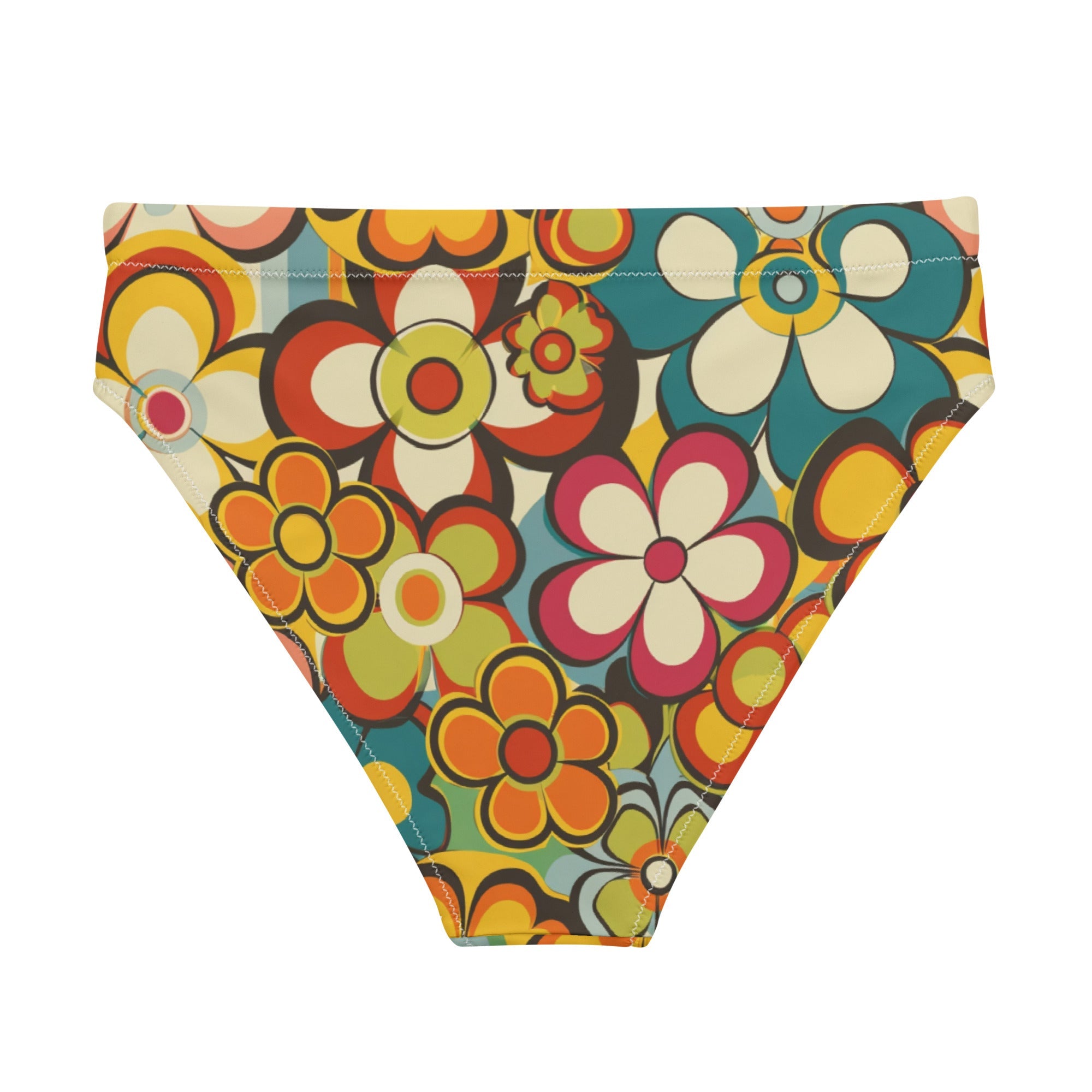 Baha Ranch Yeehaw Woodstock Retro Floral Bikini Bottom