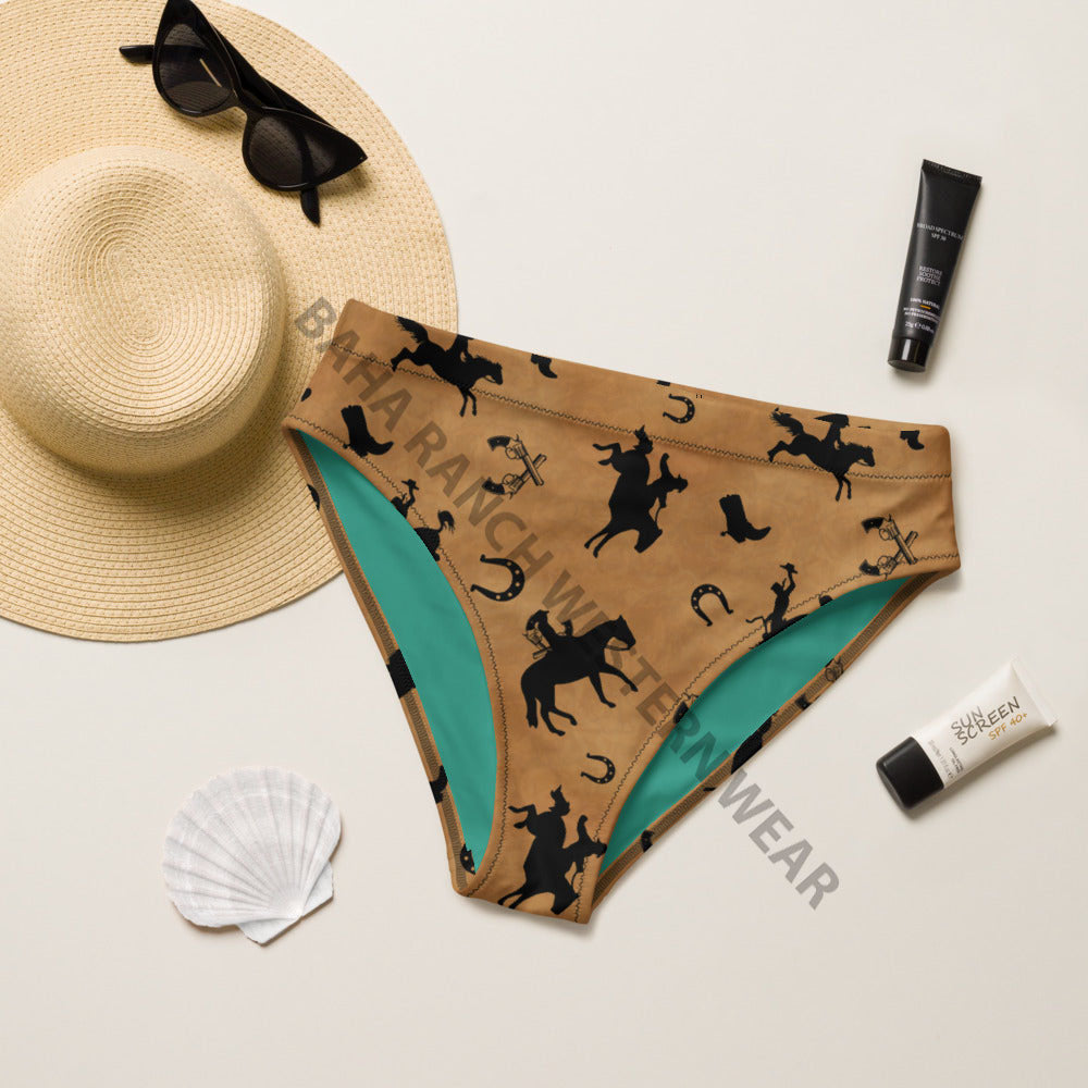 Baha Ranch Yeehaw Vintage Western Bikini Bottom