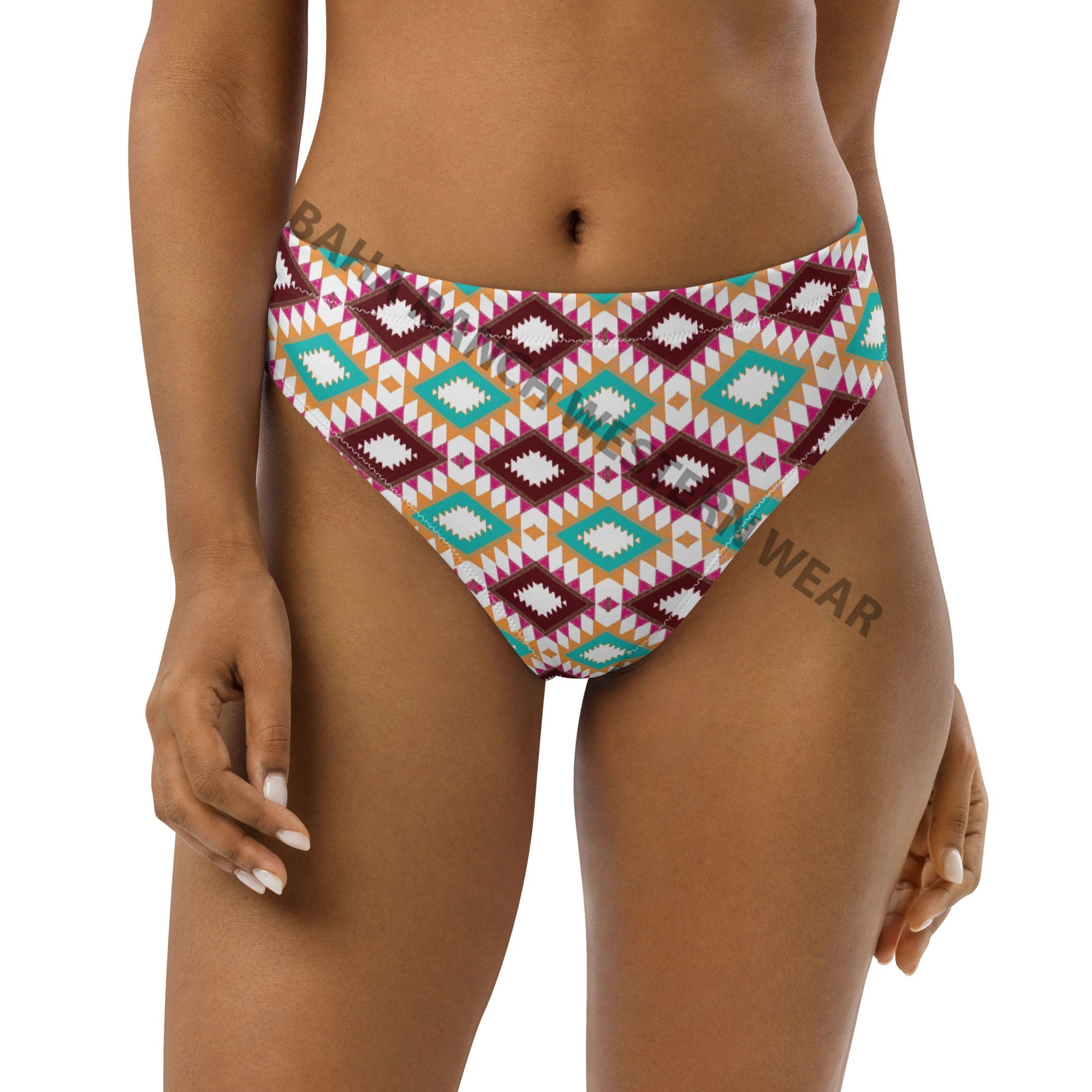 Baha Ranch Yeehaw Aztec Print Bikini Bottom