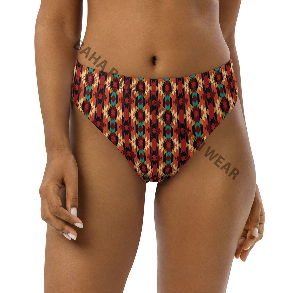 Baha Ranch Yeehaw Rust Aztec Bikini Bottom