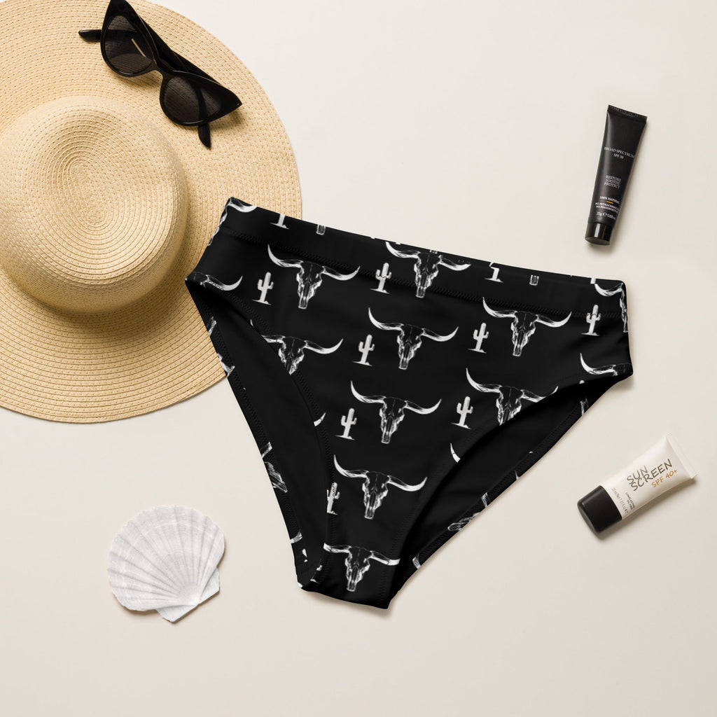 Baha Ranch Yeehaw White Bullhead Cactus Bikini Bottom