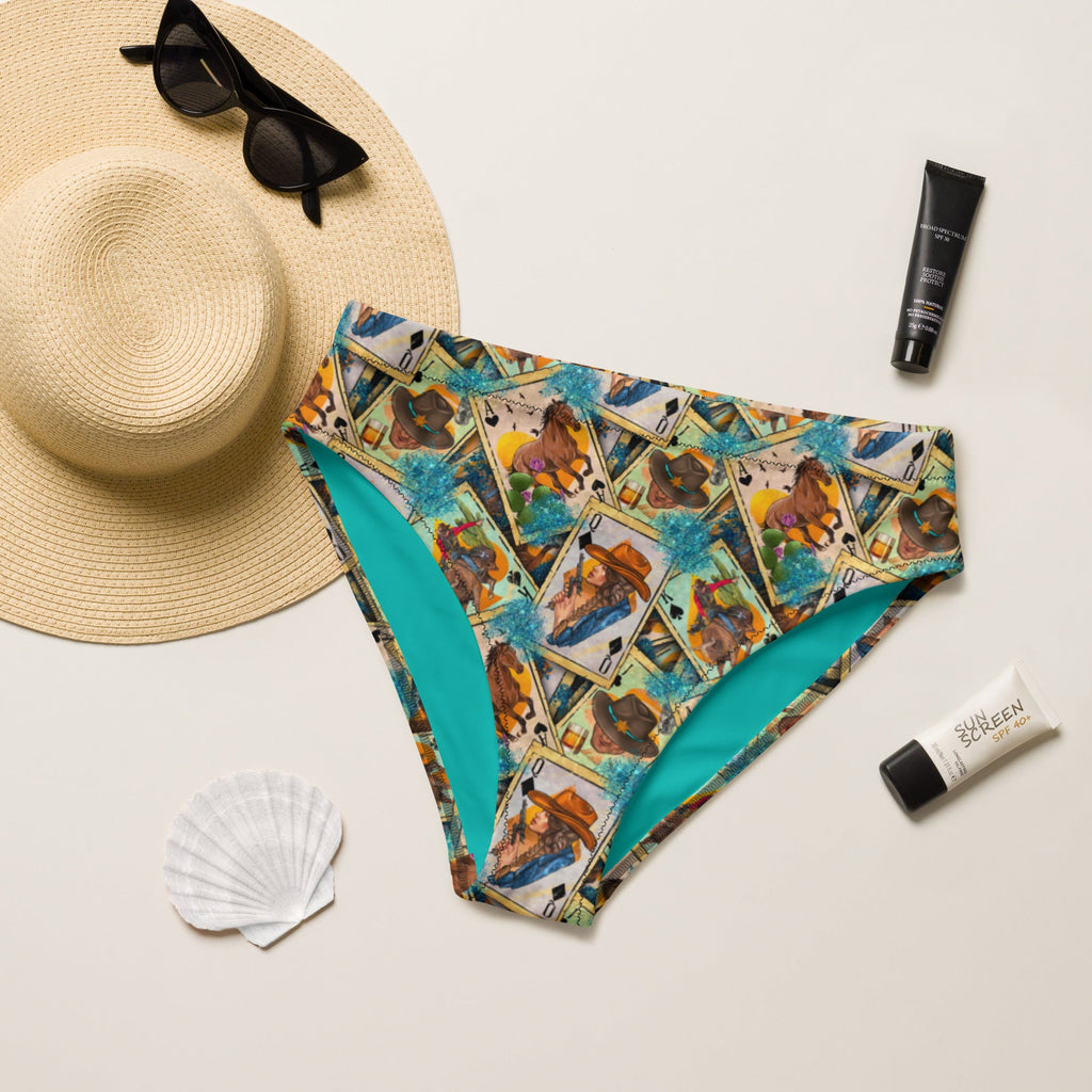 Baha Ranch Yeehaw Feelin' Lucky Cowgirl Bikini Bottom