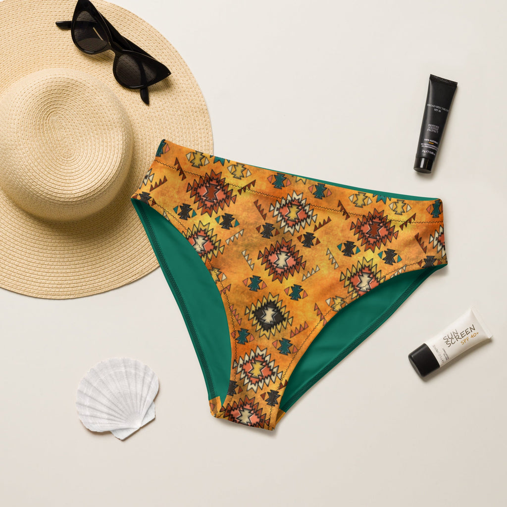 Baha Ranch Yeehaw Golden Aztec Bikini Bottom