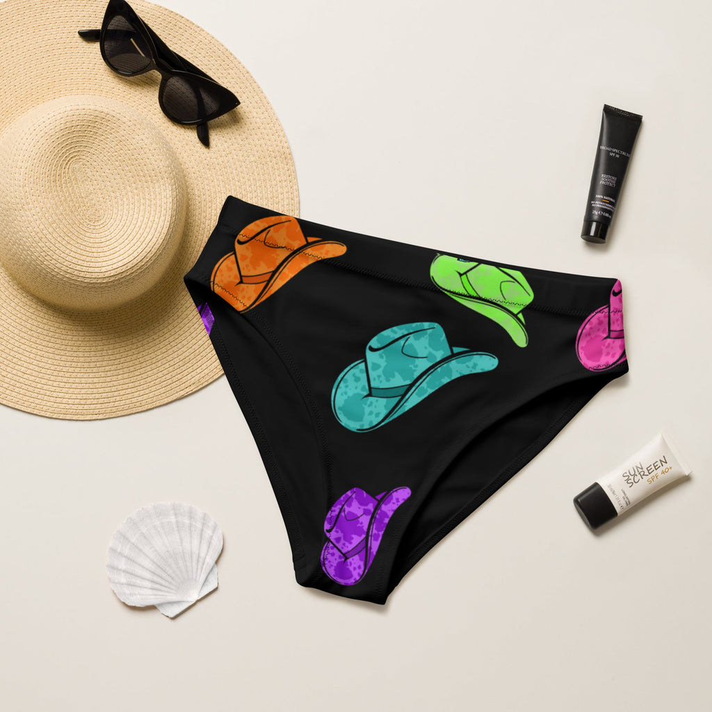 Baha Ranch Yeehaw All Neon Hat Bikini Bottom