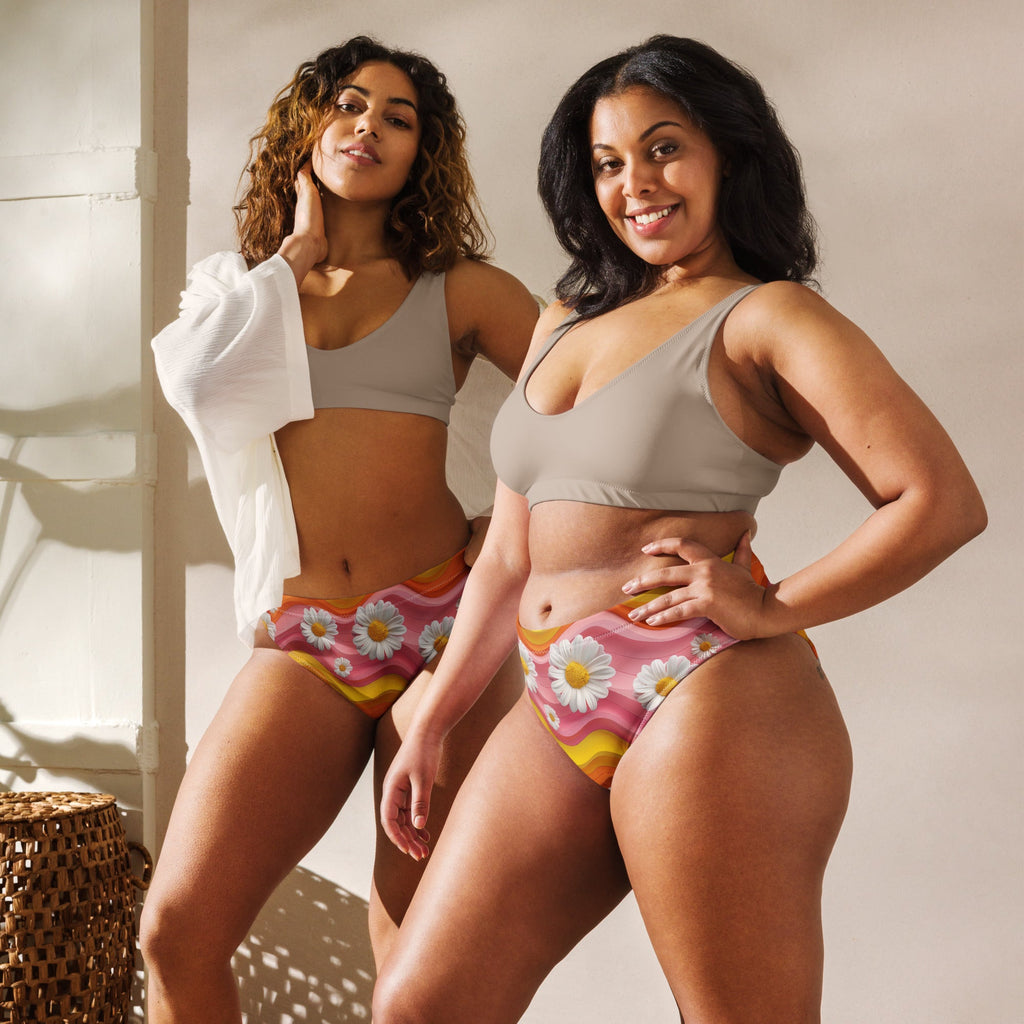 Baha Ranch Yeehaw Groovy Floral Bikini Bottom