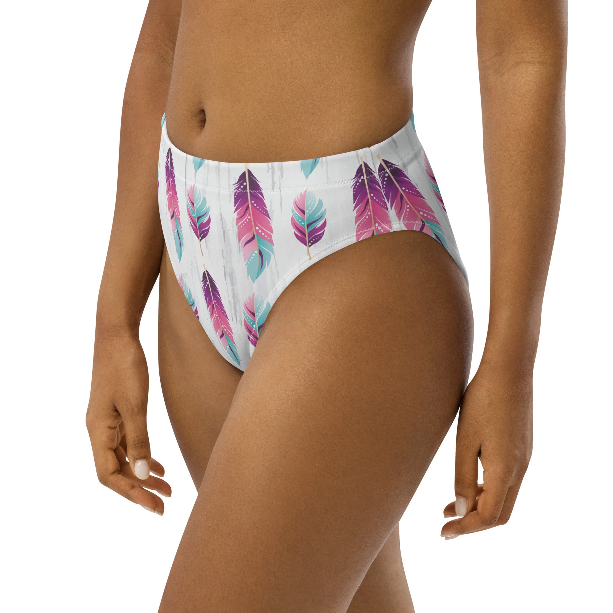 Baha Ranch Yeehaw Boho Feather Bikini Bottom