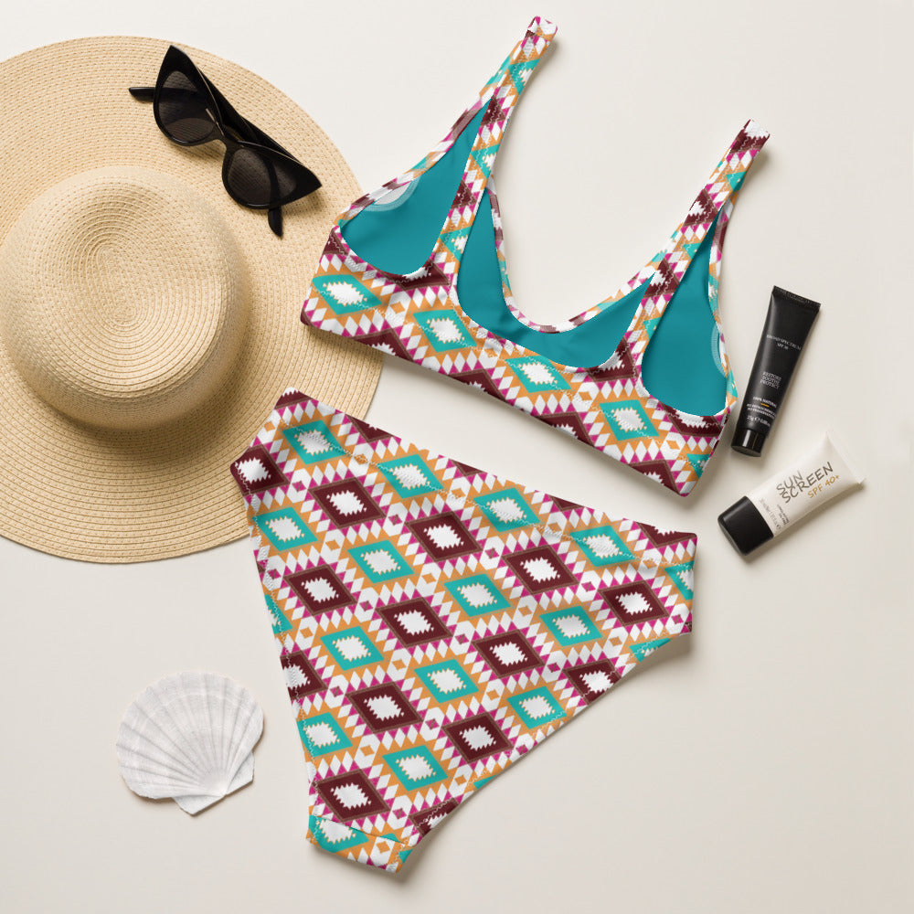 Baha Ranch Yeehaw Aztec Print Bikini