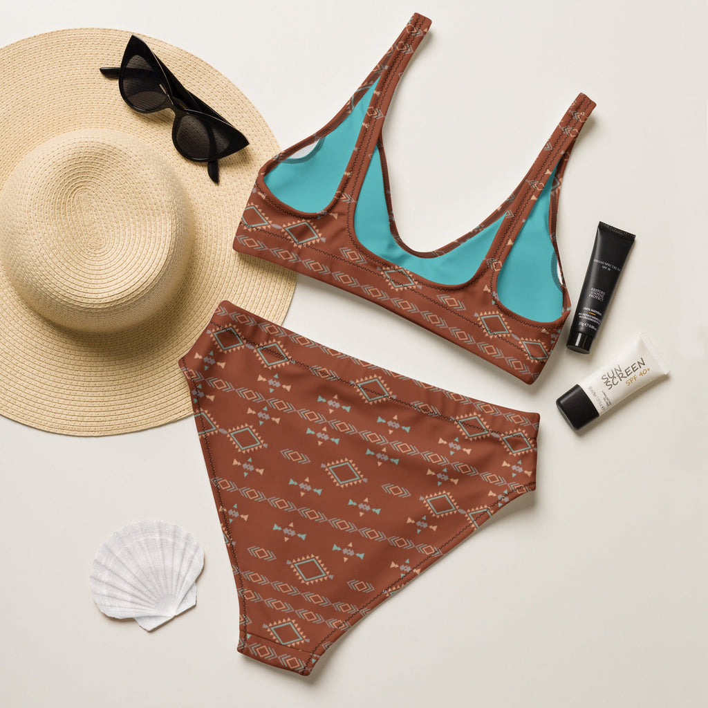 Baha Ranch Yeehaw Brown Aztec Bikini