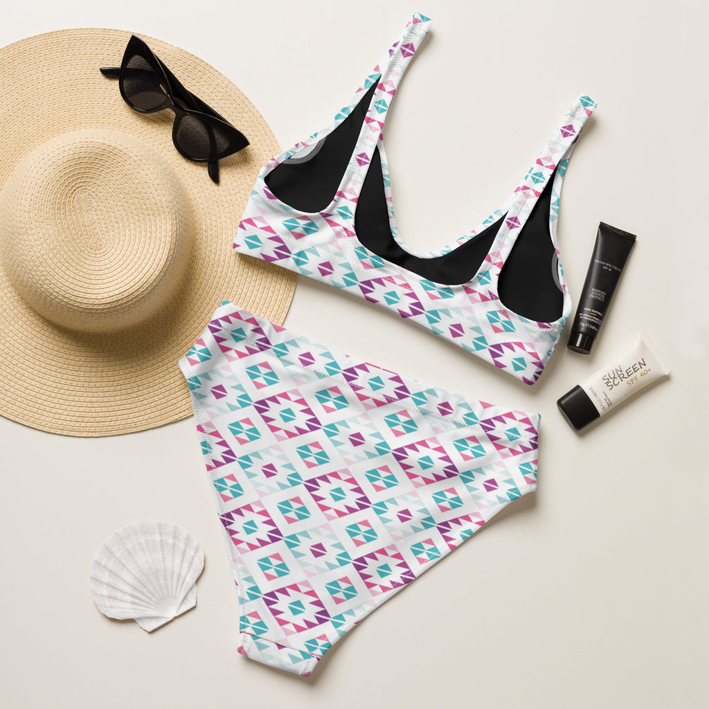 Baha Ranch Yeehaw Pink Turquoise Bikini