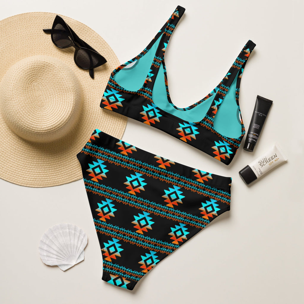 Baha Ranch Yeehaw Black Aztec Bikini