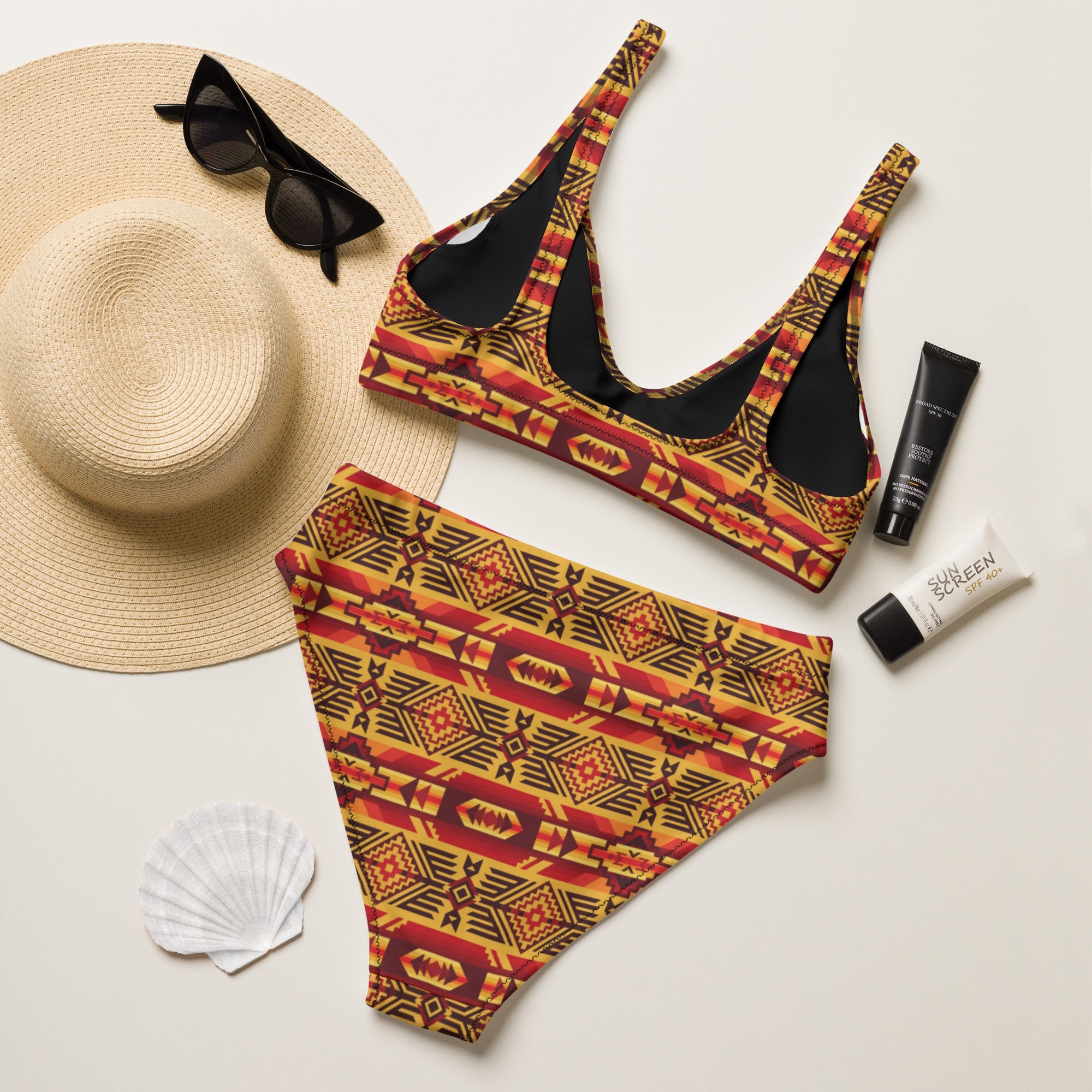 Baha Ranch Yeehaw Native Print Bikini