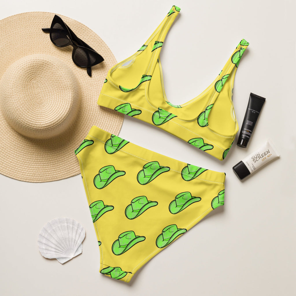 Baha Ranch Yeehaw Green Hat Bikini