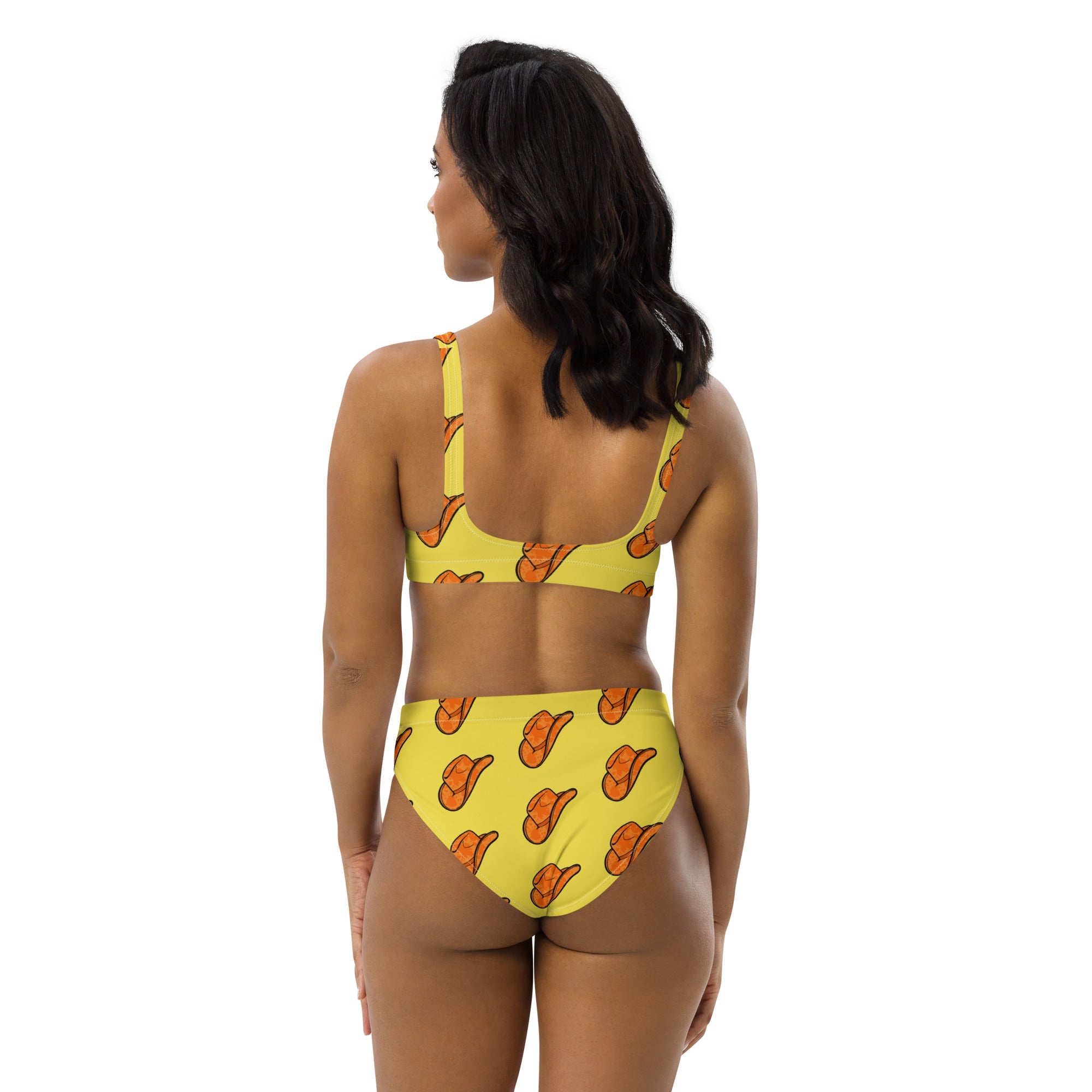 Baha Ranch Yeehaw Orange Hat Bikini