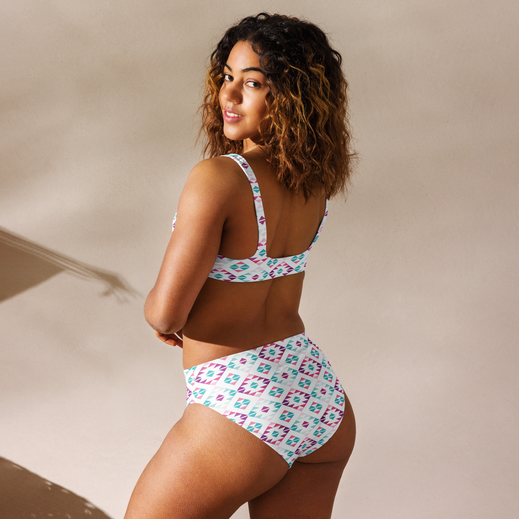 Baha Ranch Yeehaw Pink Turquoise Bikini